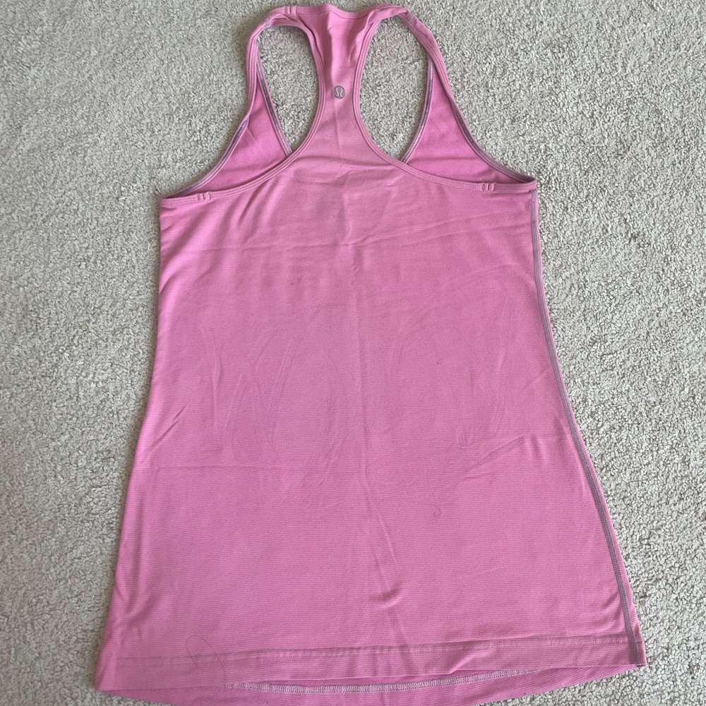 Pink Lululemon Racerback Top - Picture 3 of 3